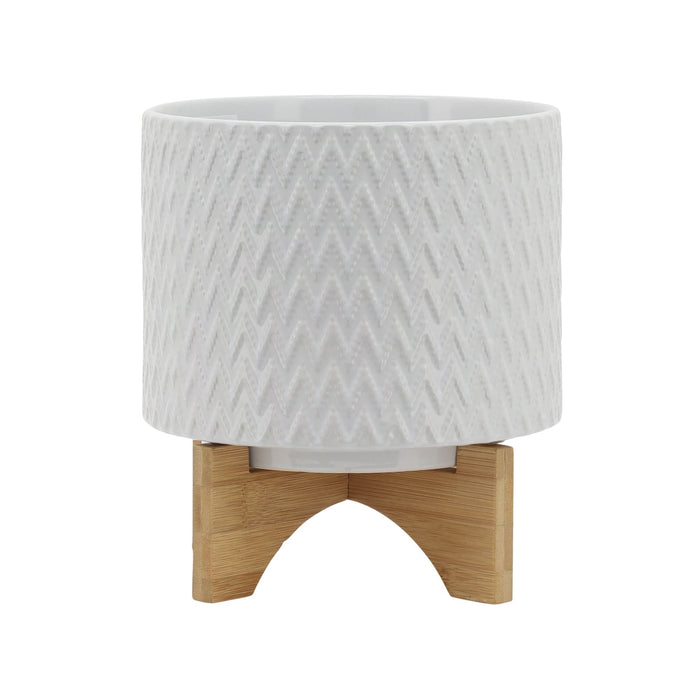 8-chevron-planter-w-stand-white-1