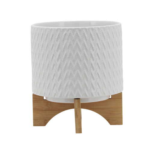 8-chevron-planter-w-stand-white-2