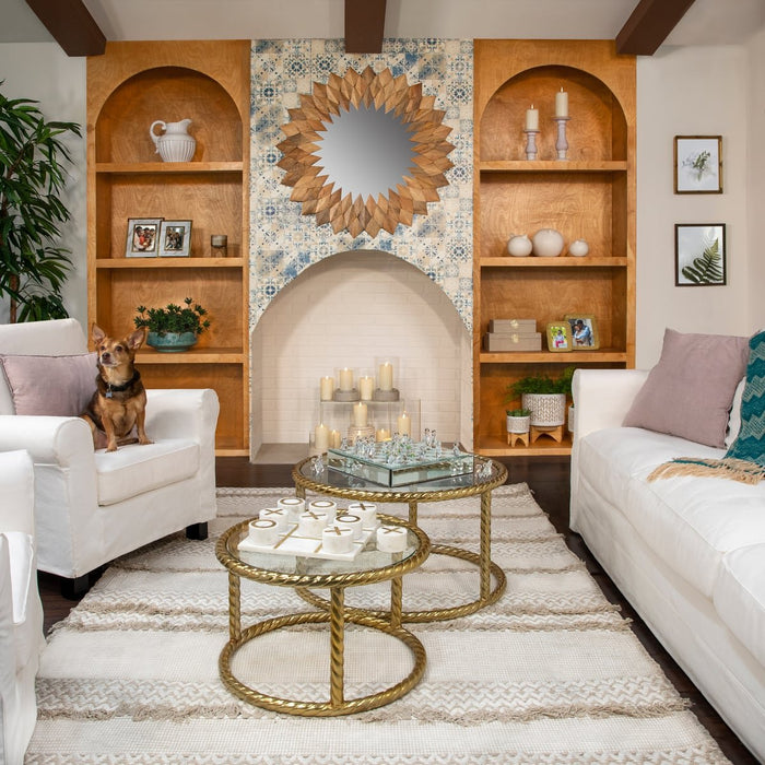 8-chevron-planter-w-wood-stand-beige-11