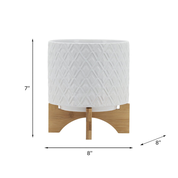 8-diamond-planter-w-stand-white-8