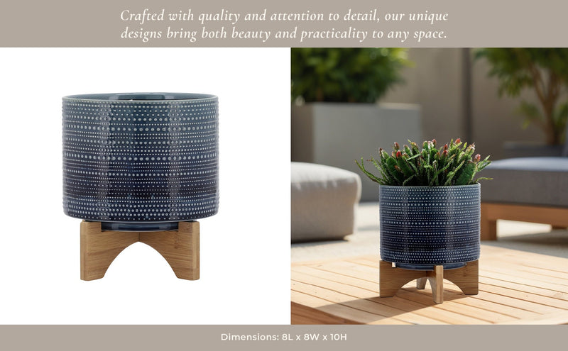 8-dotted-planter-w-wood-stand-blue-15