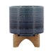 8-dotted-planter-w-wood-stand-blue-1