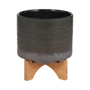 8-dotted-planter-w-wood-stand-green-1