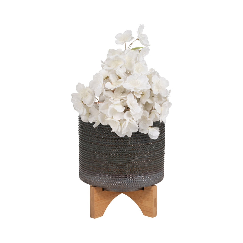 8-dotted-planter-w-wood-stand-green-2