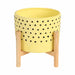 8-dotted-planter-w-wood-stand-yellow-1