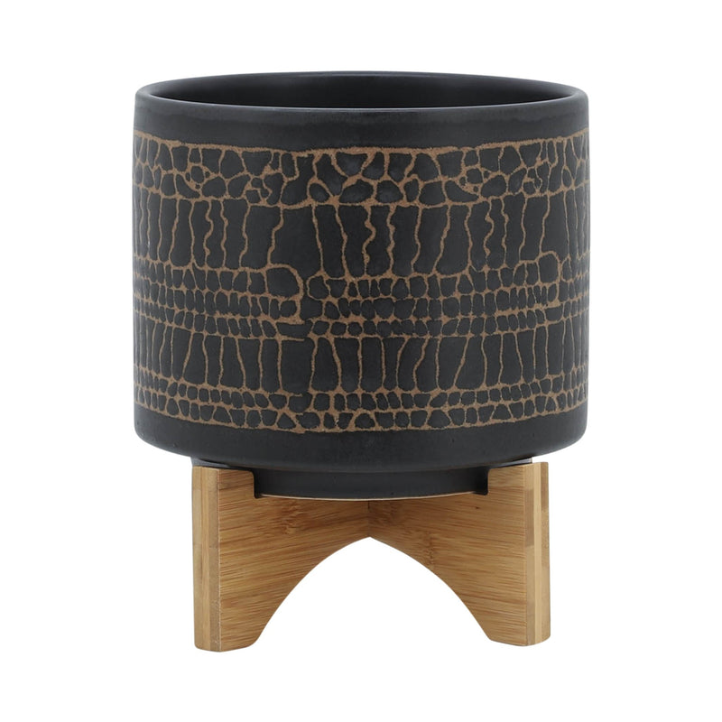 8-glazed-planter-w-stand-black-1