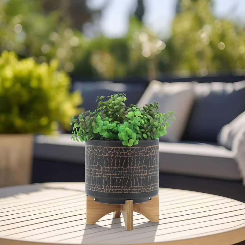8-glazed-planter-w-stand-black-10