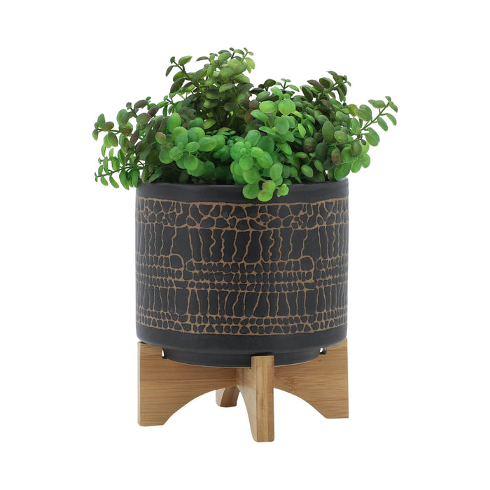 8-glazed-planter-w-stand-black-3