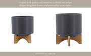 8-planter-w-wood-stand-matte-gray-14
