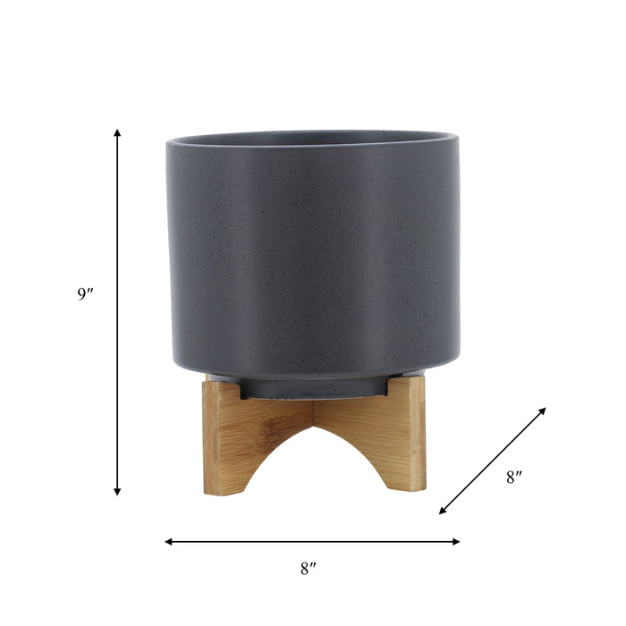 8-planter-w-wood-stand-matte-gray-9