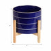 8-striped-planter-w-wood-stand-navy-9
