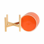 8-striped-planter-w-wood-stand-orange-8