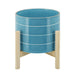 8-striped-planter-w-wood-stand-skyblue-1