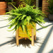 8-striped-planter-w-wood-stand-yellow-13