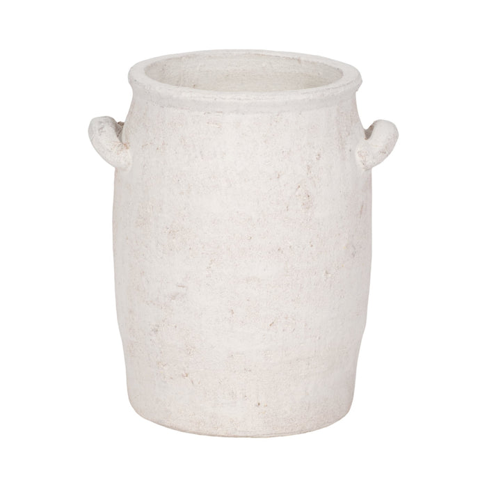 8-traditional-handle-vase-rough-finish-white-1