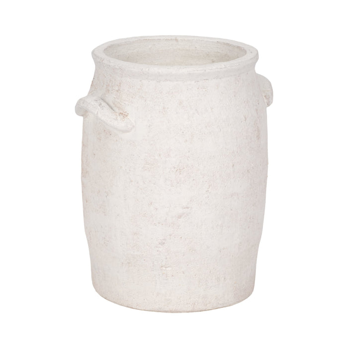 8-traditional-handle-vase-rough-finish-white-3