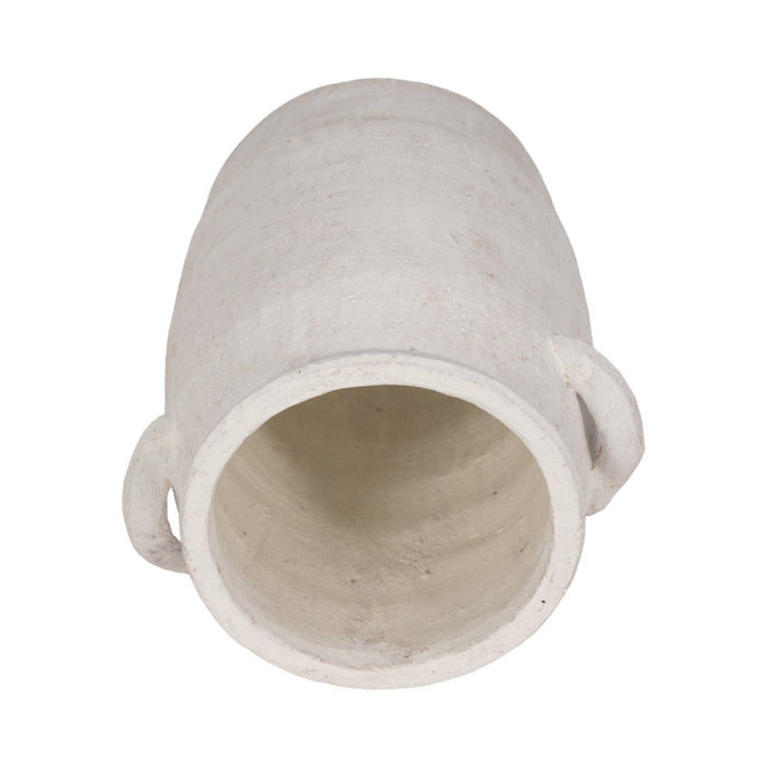 8-traditional-handle-vase-rough-finish-white-6