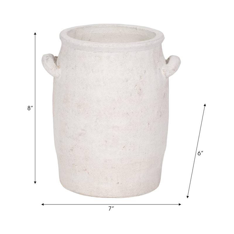 8-traditional-handle-vase-rough-finish-white-9
