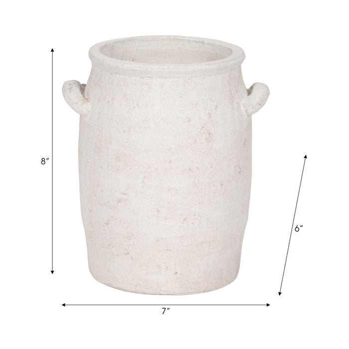 8-traditional-handle-vase-rough-finish-white-9