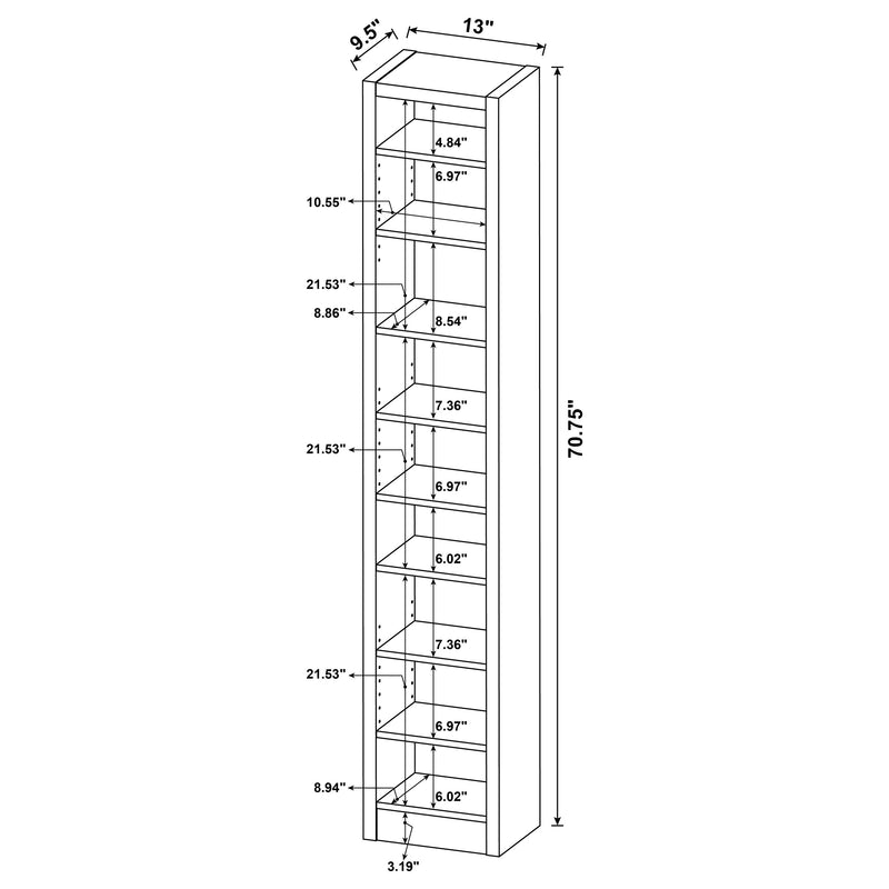 Eliam Bookcase - Furniture City (CA)l