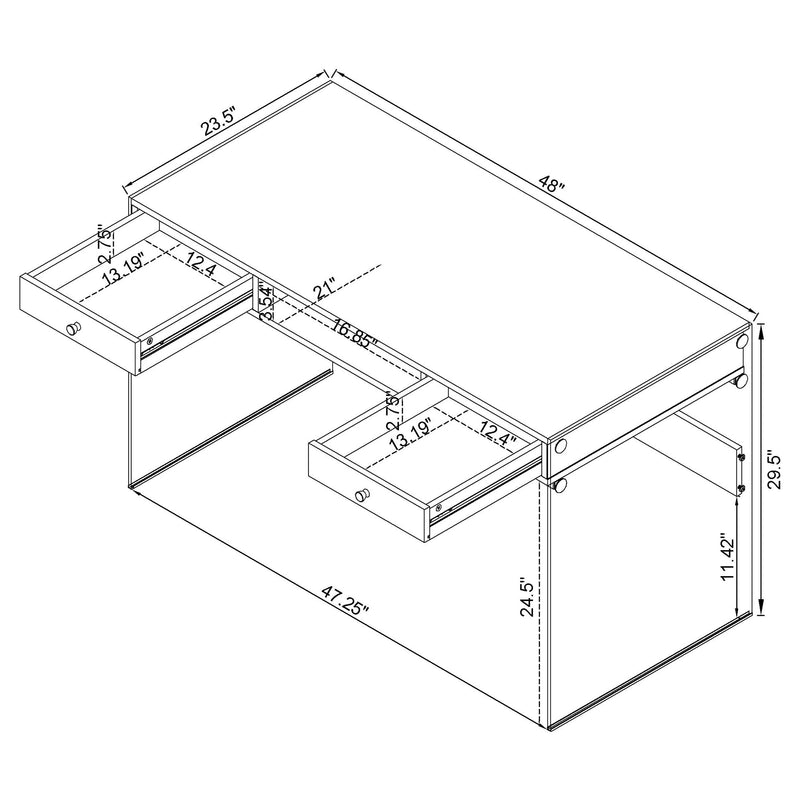 Dobrev Writing Desk - Furniture City (CA)l