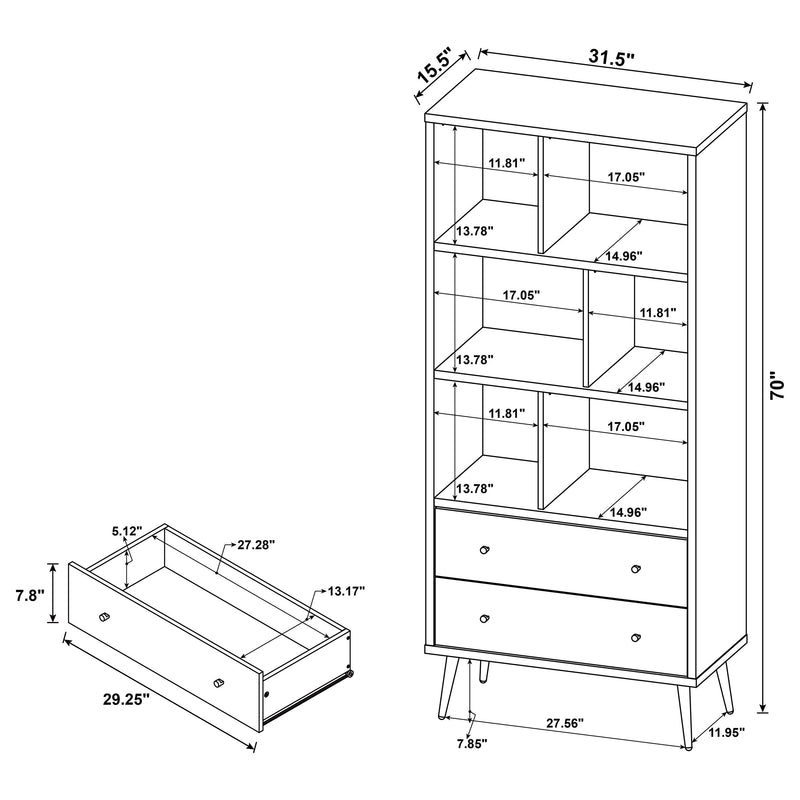 Maeve Bookcase - Furniture City (CA)l