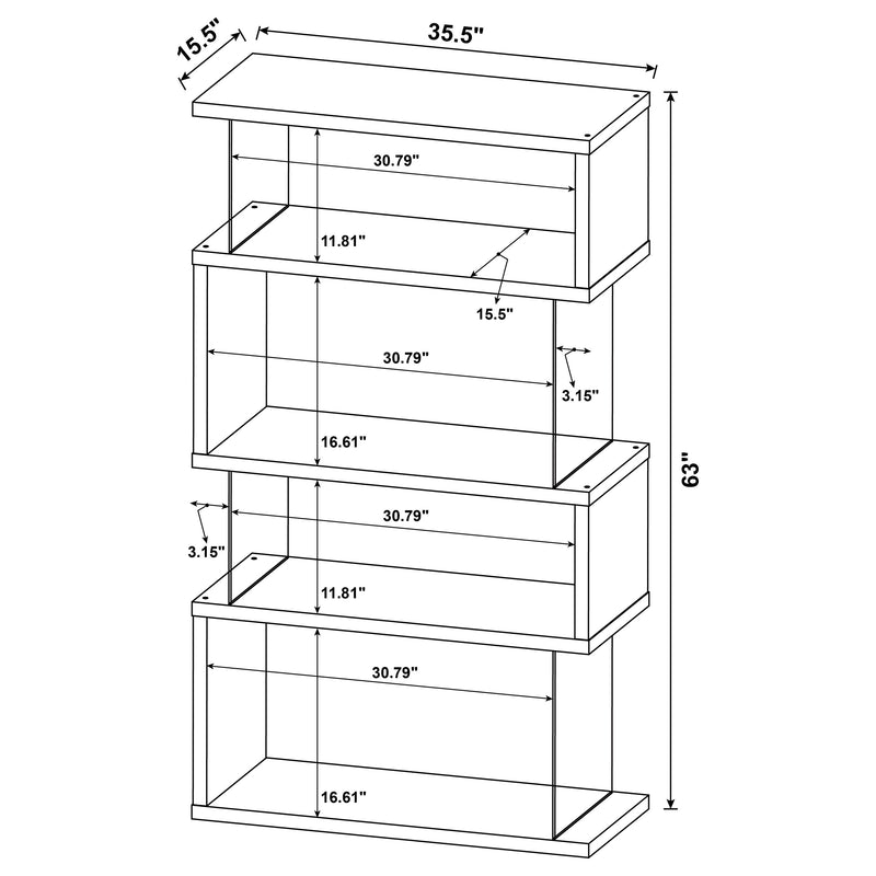 Emelle Bookshelf - Furniture City (CA)l