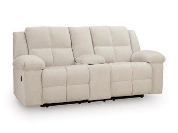 Orlen Reclining Loveseat with Console - Furniture City (CA)l