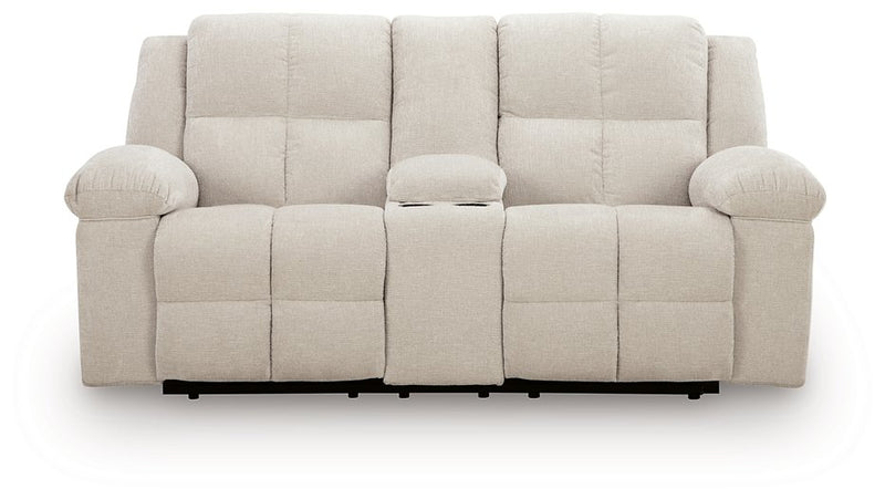 Orlen Reclining Loveseat with Console - Furniture City (CA)l
