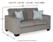 Altari Loveseat - Furniture City (CA)l