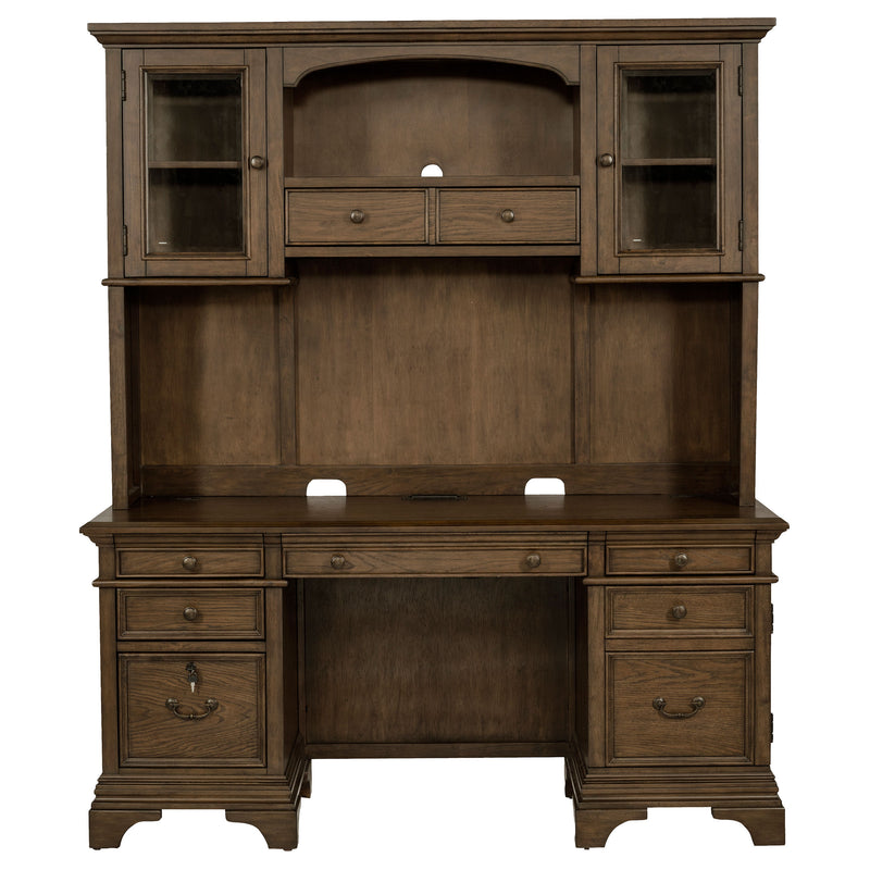 Hartshill Credenza Desk with Hutch - Furniture City (CA)l