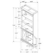 Hartshill Bookcase with Cabinet - Furniture City (CA)l