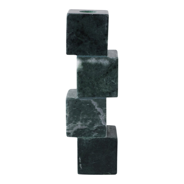 8x3-stacked-cube-marble-taper-holder-green-1