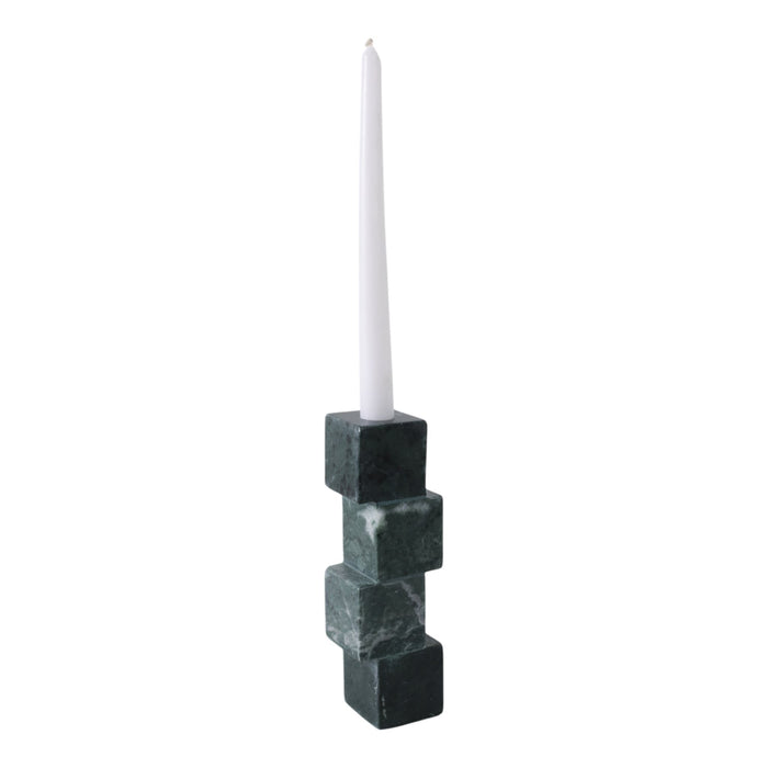 8x3-stacked-cube-marble-taper-holder-green-2
