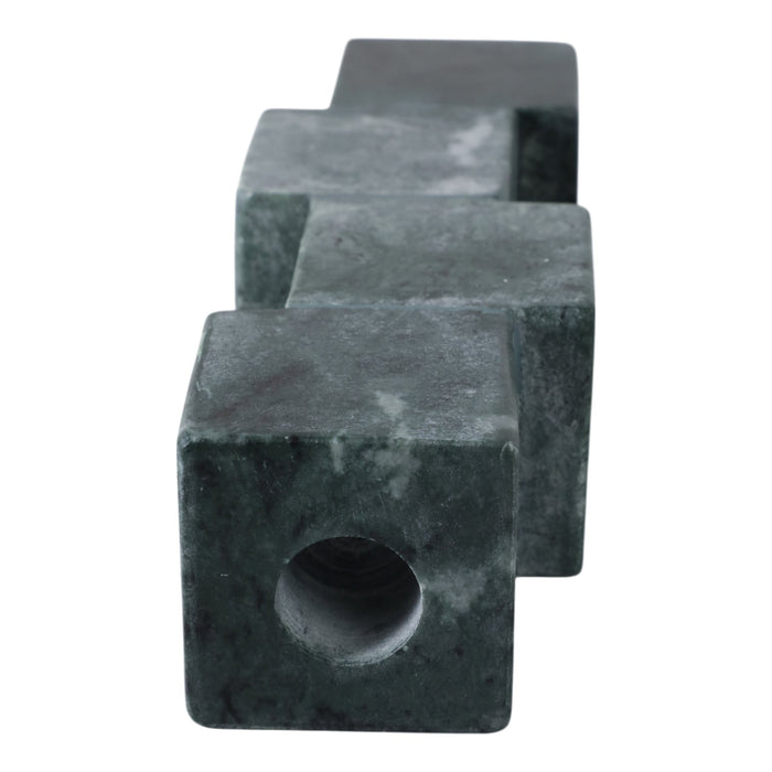 8x3-stacked-cube-marble-taper-holder-green-6