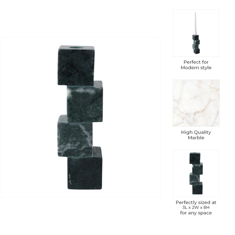 8x3-stacked-cube-marble-taper-holder-green-9