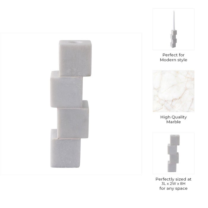 8x3-stacked-cube-marble-taper-holder-white-10