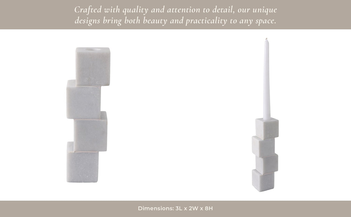 8x3-stacked-cube-marble-taper-holder-white-13