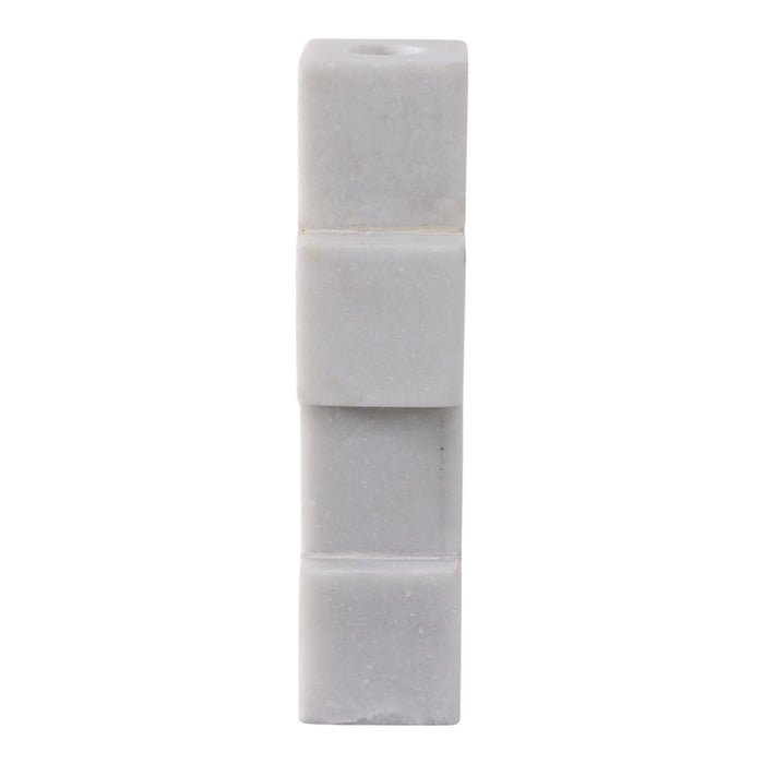 8x3-stacked-cube-marble-taper-holder-white-3