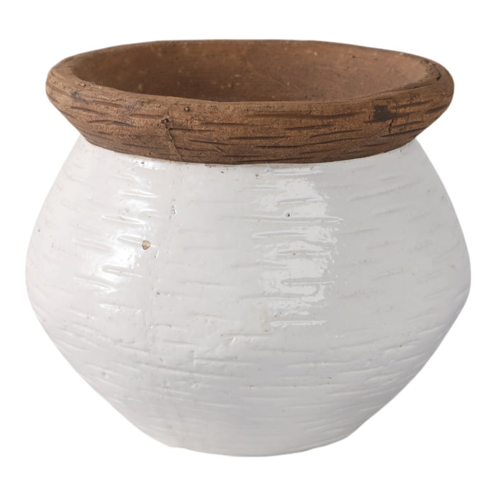 8x8-tapered-urn-planter-white-tan-2