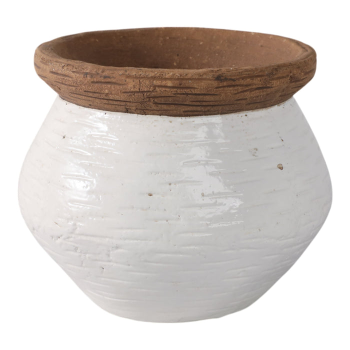 8x8-tapered-urn-planter-white-tan-3