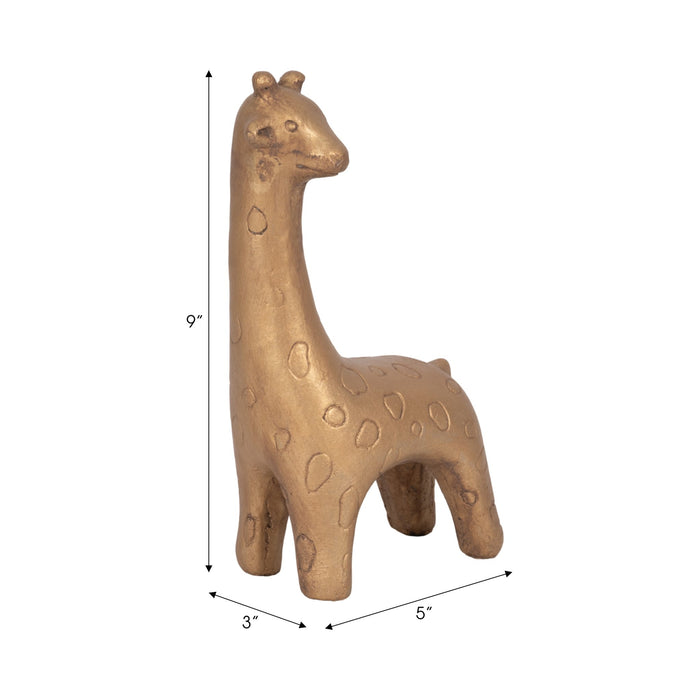 9-standing-giraffe-gold-9