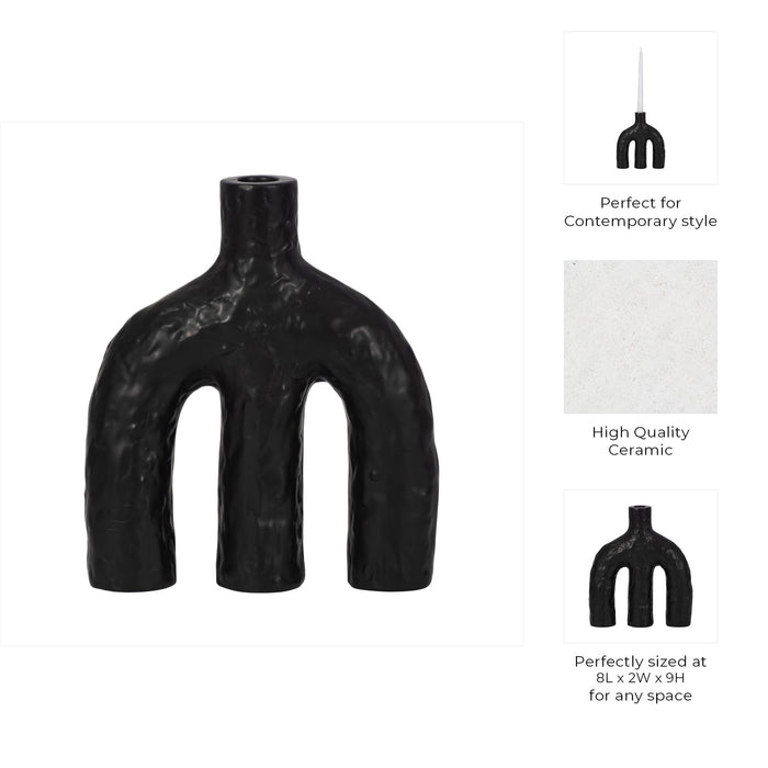 9-volcano-texture-double-arched-taper-holder-bla-10