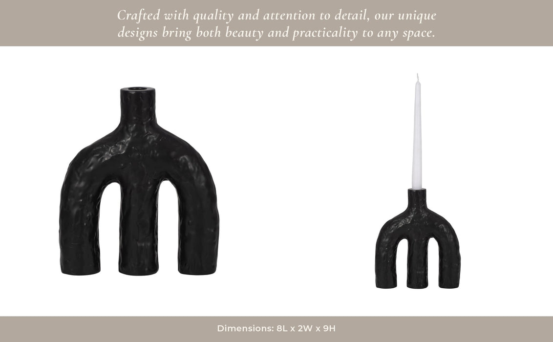 9-volcano-texture-double-arched-taper-holder-bla-13