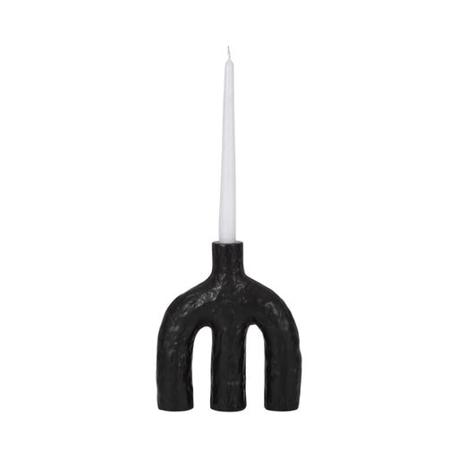 9-volcano-texture-double-arched-taper-holder-bla-2