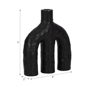 9-volcano-texture-double-arched-taper-holder-bla-9