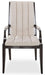 AICO Paris Chic Arm Chair in Espresso (Set of 2) image