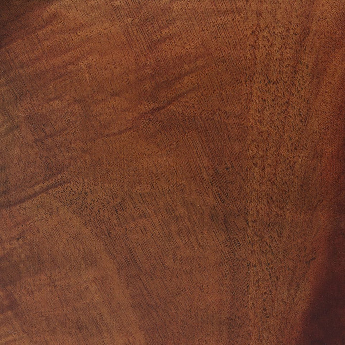 AICO Malibu Crest Rectangular Cocktail Table in Crotch Mahogany