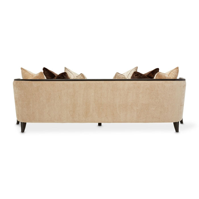 AICO Malibu Crest Sofa in Dark Espresso