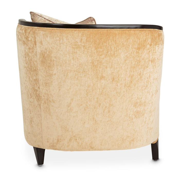 AICO Malibu Crest Chaise in Dark Espresso